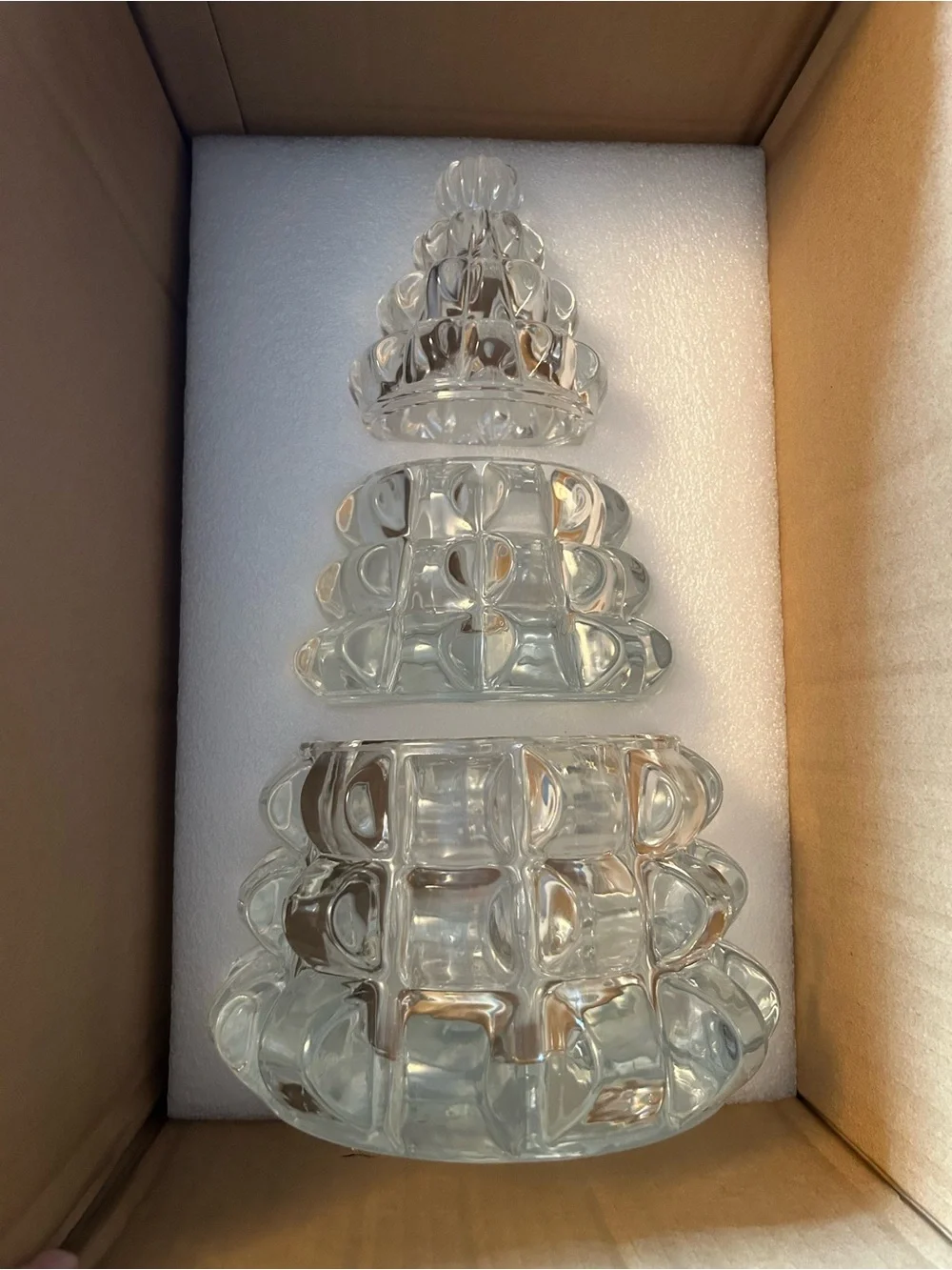 Holiday Crystal Candy Dish by Williams Sonoma *NEW